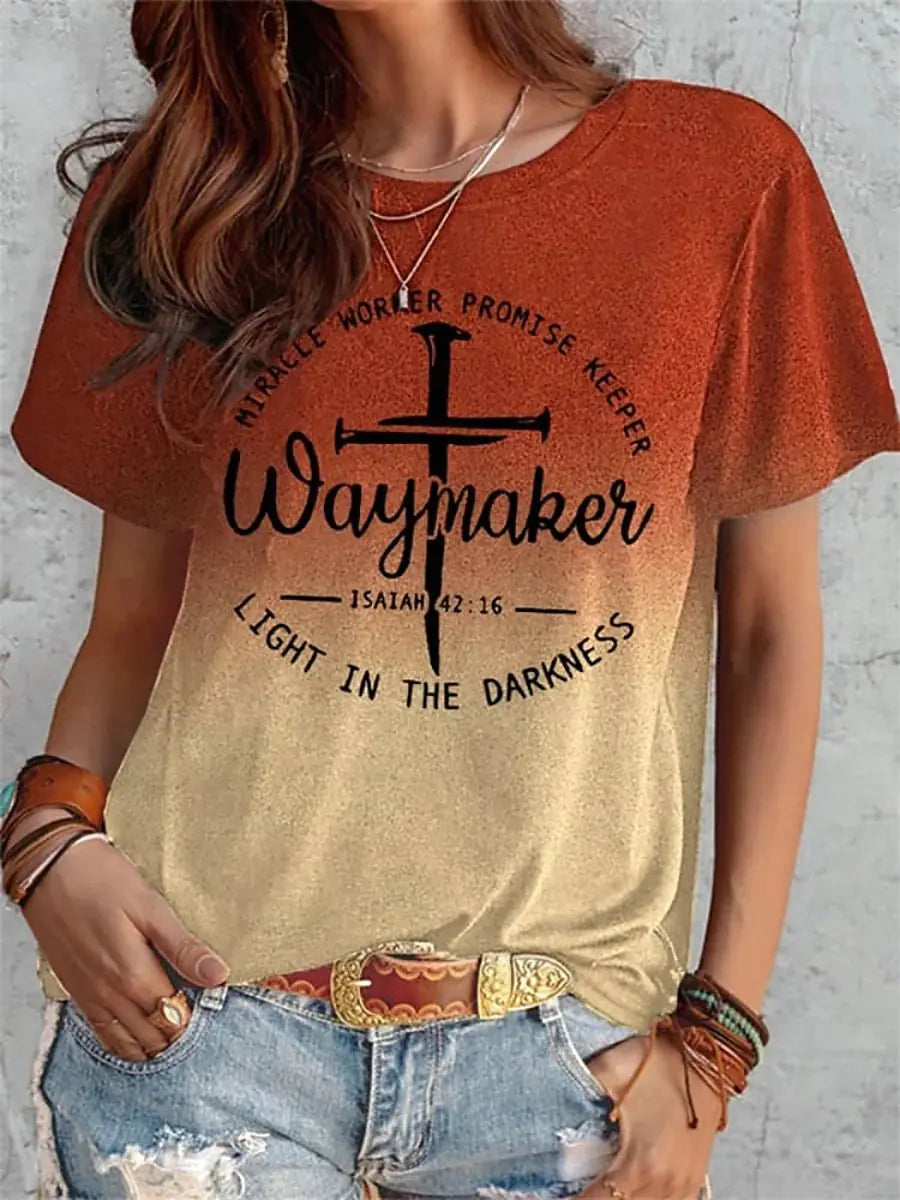 Waymaker Cross Tee